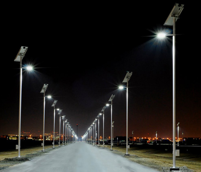 Eclairage urbain solaire